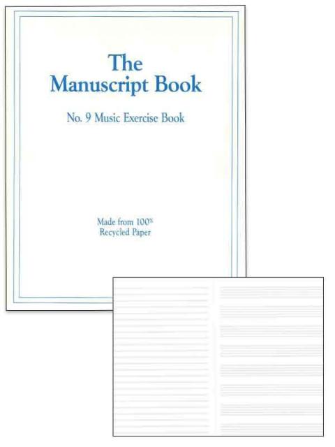 Manuscript Book 9 Interleaved 26pp 9 Stave