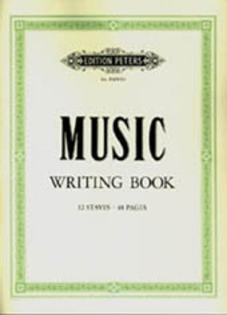 Peters Music Writing Book 12 Stave 48pp