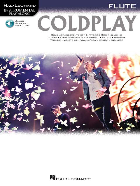 Coldplay Playalong For Flute Bk/cd