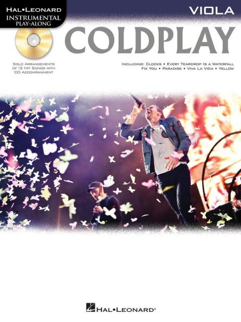 Coldplay Playalong For Viola Bk/cd