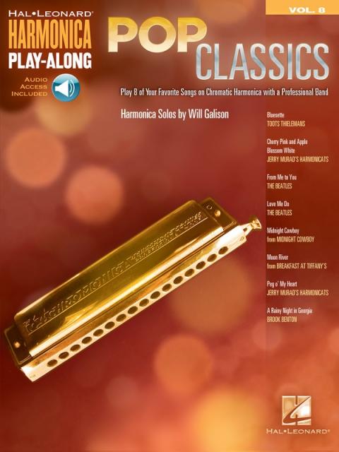 Pop Classics Harmonica Playalong V8 Bk/ola