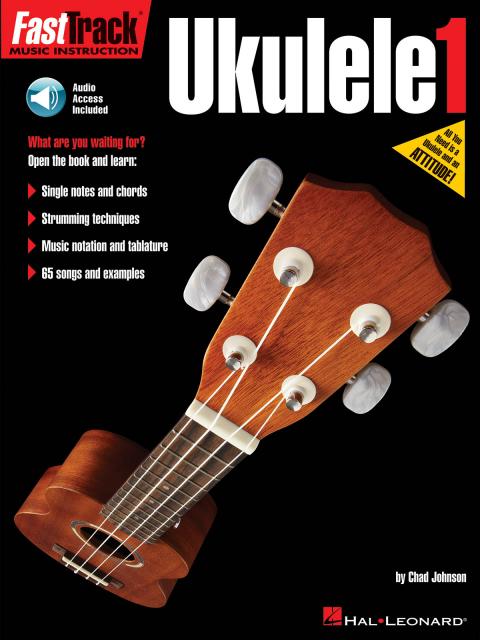 FASTTRACK UKULELE BK 1 BK/OLA