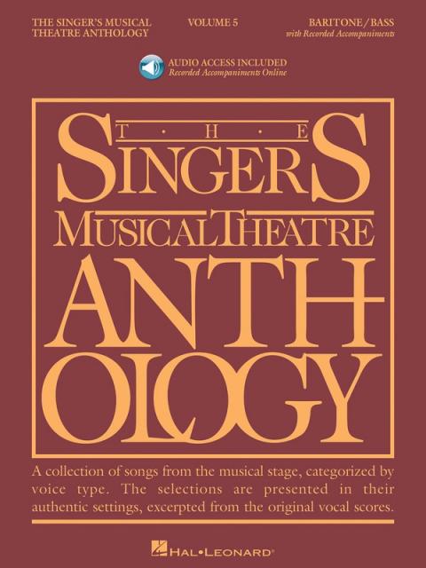 Singers Musical Theatre Anth V5 Bar Bass Bk/2cds