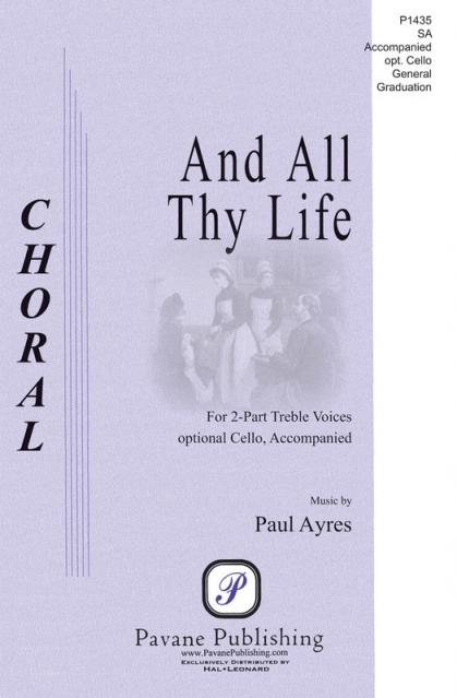 And All Thy Life 2 Part Treble