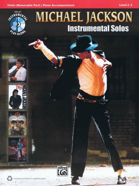 Michael Jackson Inst Solos Violin Bk/cd