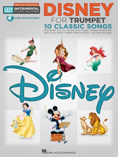 DISNEY FOR TRUMPET EASY INSTRUMENTAL PLAYALONG BK/OLA