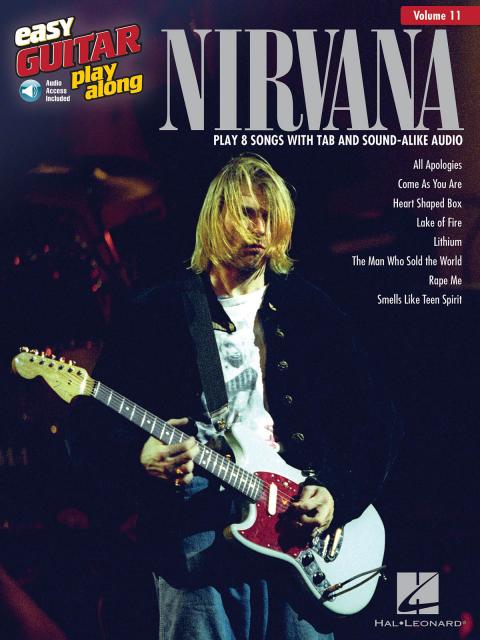 Nirvana Easy Guitar Playalong V11 Bk/ola