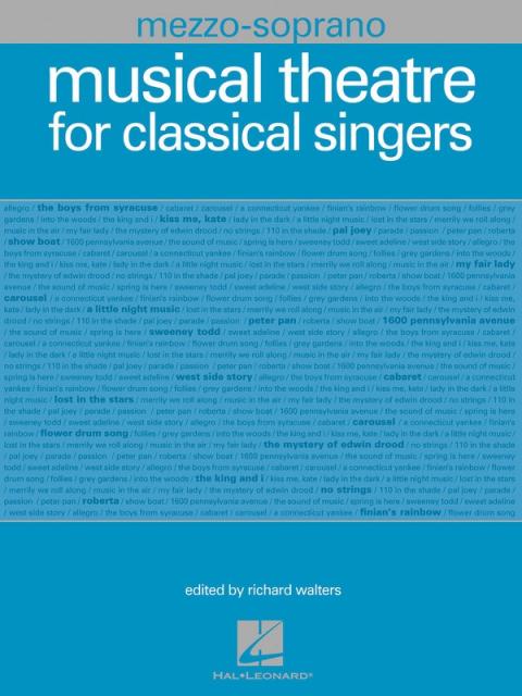 Musical Theatre For Classical Singers Mezzo Sop