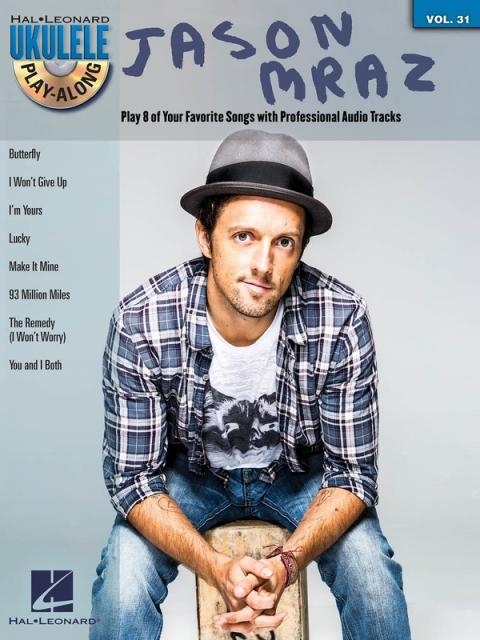 JASON MRAZ UKULELE PLAY ALONG V31 BK/CD