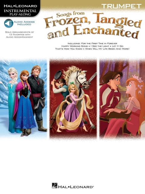 SONGS FROM FROZEN TANGLED & ENCHANTED TRUMPET OL