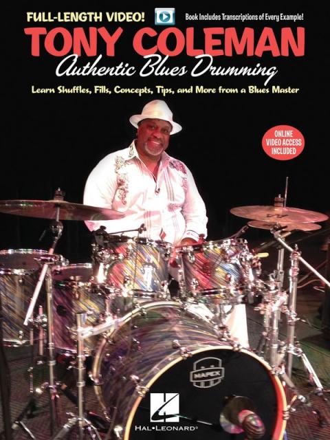 TONY COLEMAN - AUTHENTIC BLUES DRUMMING BK/OLV