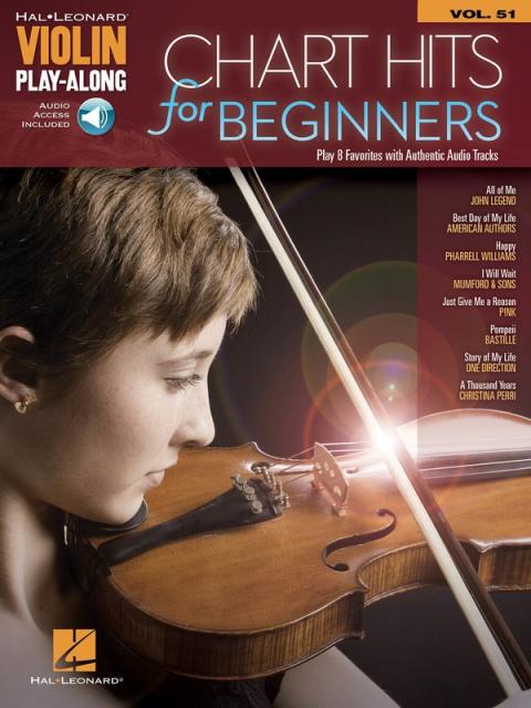 Chart Hits For Beginners Violin Play Along V51