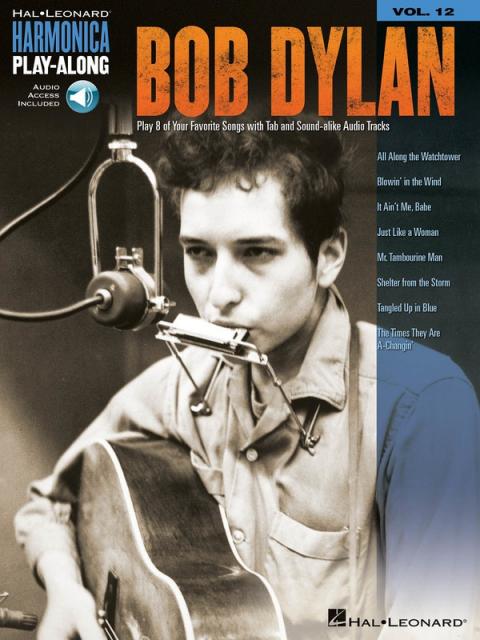 Bob Dylan Harmonica Playalong V12 Bk/cd