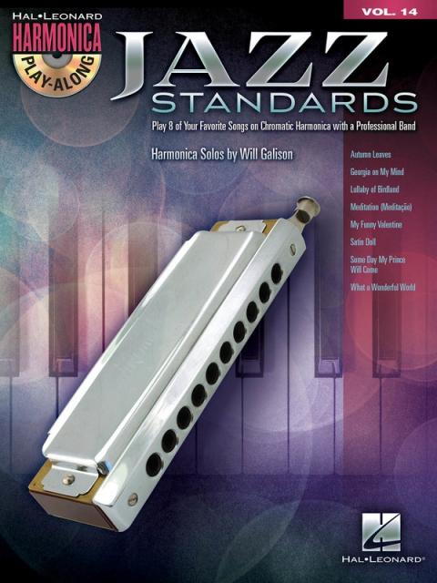 JAZZ STANDARDS HARMONICA PLAY ALONG V14 BK/CD