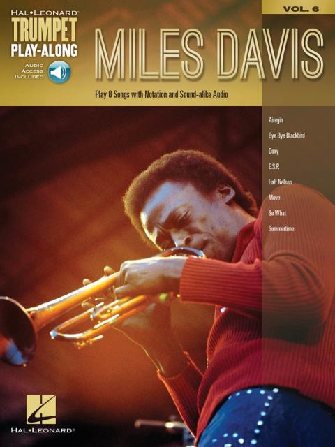 MILES DAVIS TRUMPET PLAYALONG V6 BK/OLA