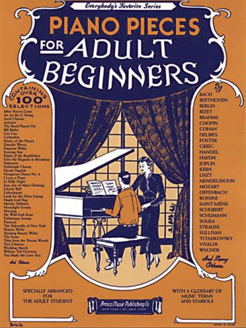 Piano Pieces For Adult Beginners Efs 251