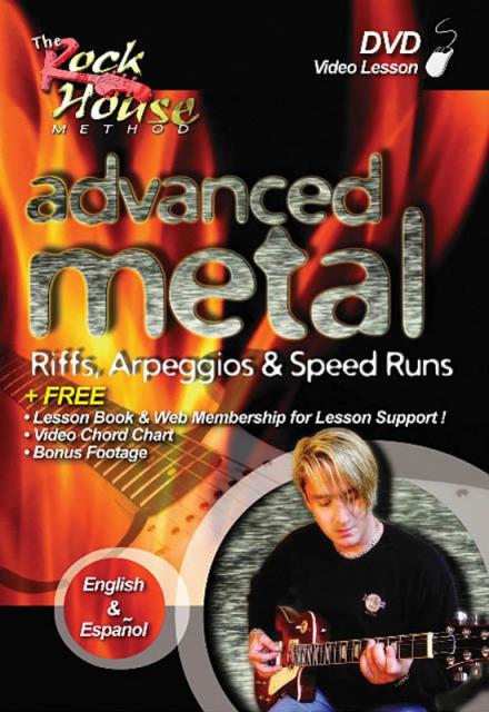 Advanced Metal - Riffs Arpeggios Speed Runs Dvd