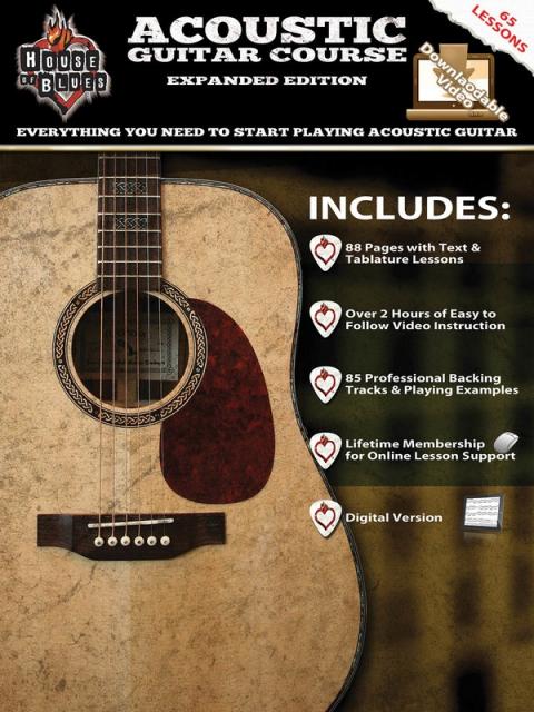 House Of Blues Acoustic Guitar Course Bk/olm