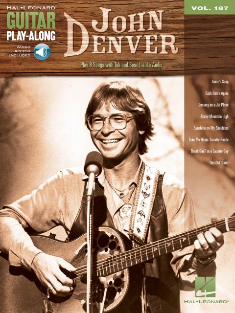 JOHN DENVER GUITAR PLAYALONG V187 BK/OLA