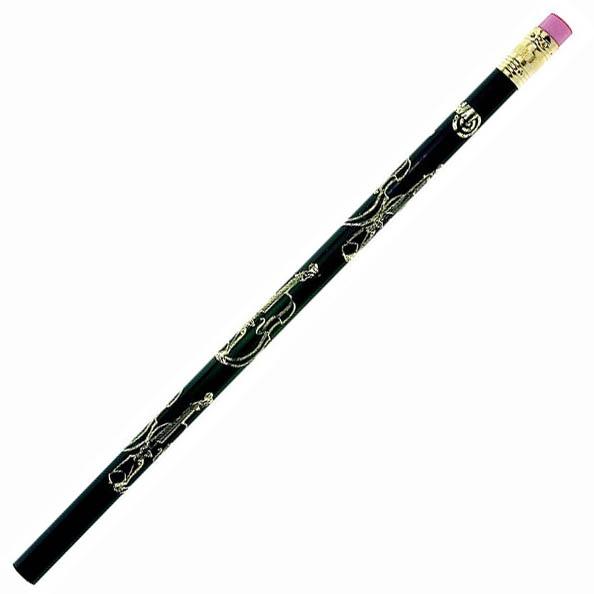 Pencil Violin Black & Gold