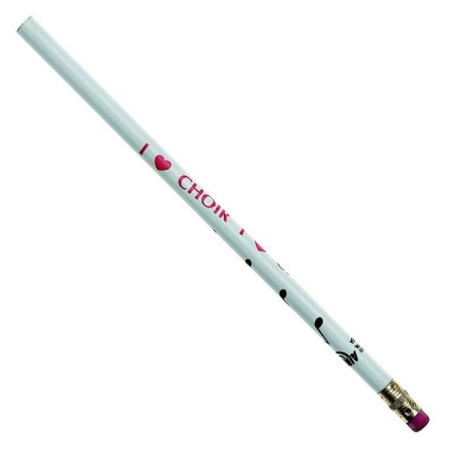 Pencil I Love Choir White