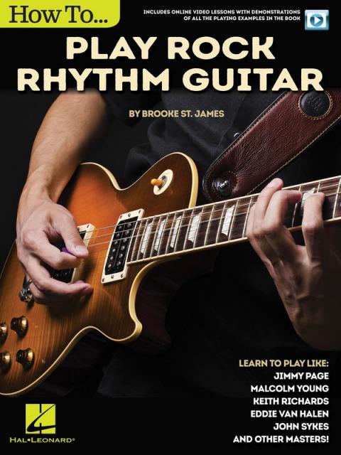 How To Play Rock Rhythm Guitar Bk/olv