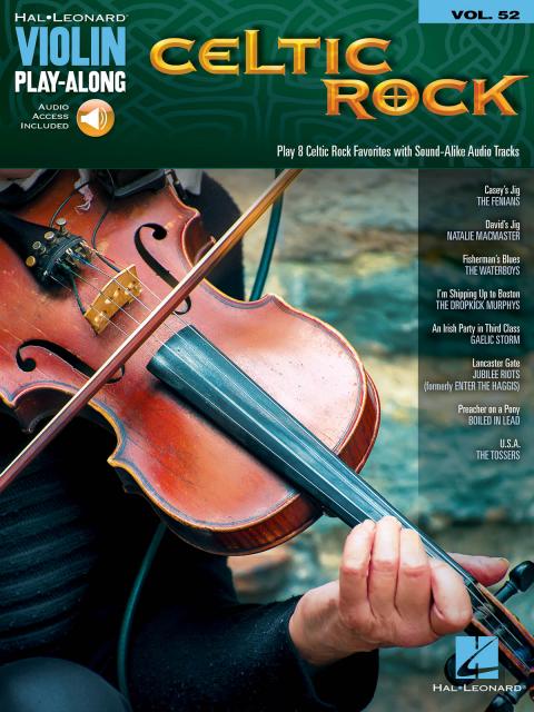 CELTIC ROCK VIOLIN PLAYALONG V52 BK/OLA