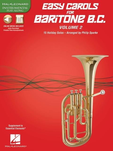 Easy Carols For Baritone Bc Vol 2 Bk/olm