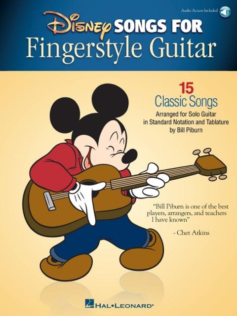 Disney Songs For Fingerstyle Guitar Bk/ola