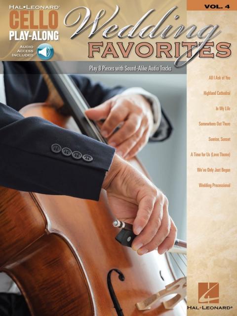 Wedding Favorites Cello Playalong V4 Bk/ola