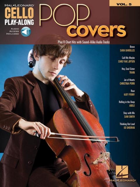 POP COVERS CELLO PLAYALONG V5 BK/OLA