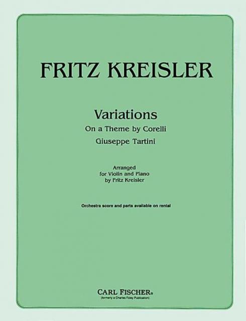 Variations On A Theme By Corelli Vln Pno