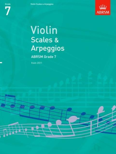 Violin Scales & Arpeggios Abrsm Gr 7 From  2012