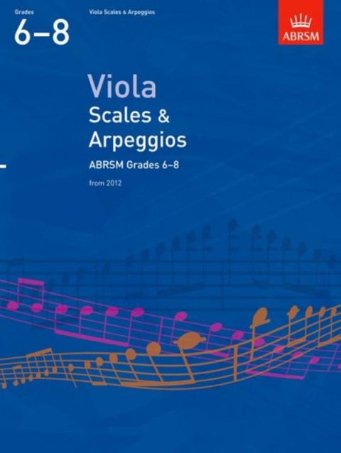 A B Vla Scales & Arpeggios Gr 6-8 From 2012