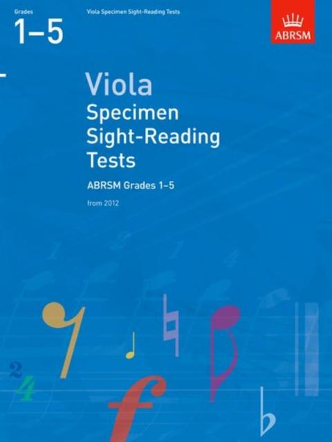 A B Viola Specimen Sight Reading Gr1-5 From 2012