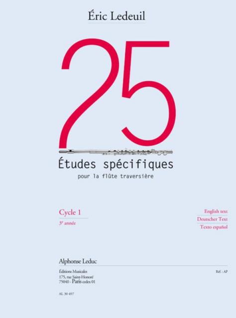 Etudes 25 Specifiques Flute