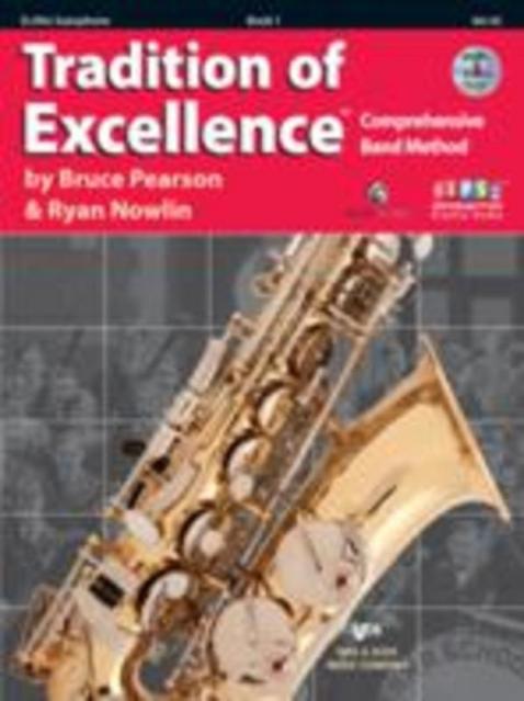 Tradition Of Excellence Bk 1 Alto Sax Bk/Online audio