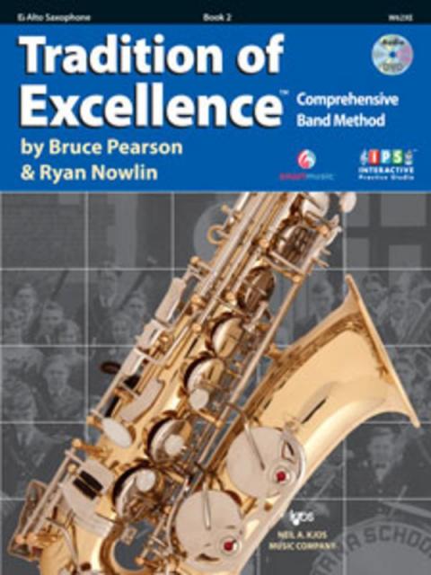 TRADITION OF EXCELLENCE BK 2 ALTO SAX BK/DVD