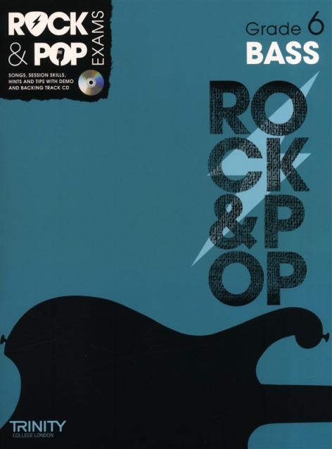 Rock & Pop Exams Bass Gr 6 Bk/cd