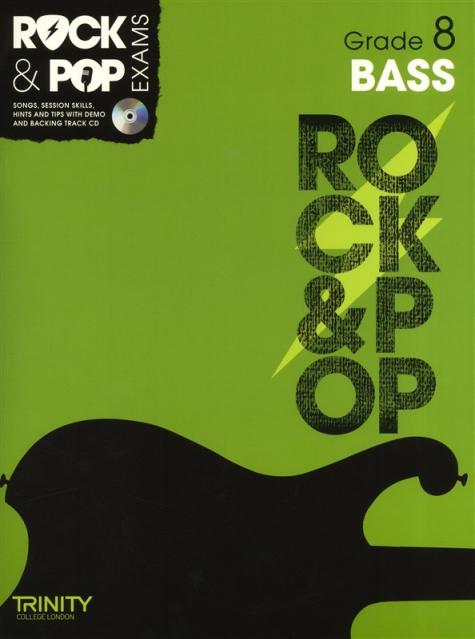 Rock & Pop Exams Bass Gr 8 Bk/cd