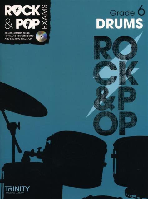 Rock & Pop Exams Drums Gr 6 Bk/cd