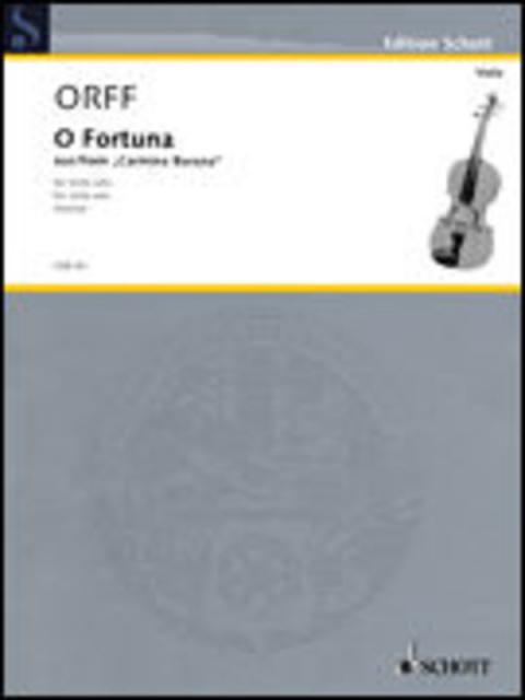 O Fortuna From Carmina Burana Viola Solo