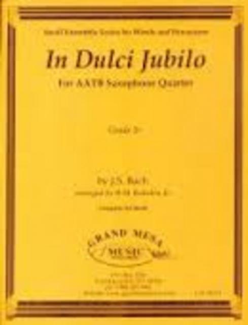 In Dulci Jubilo Saxophone Quartet Aatb Gr 2