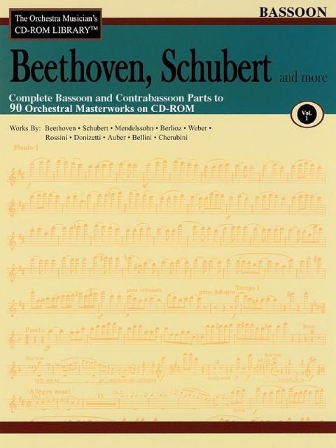 Beethoven Schubert Cd Rom Lib Bassoon V1