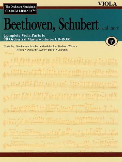 Beethoven Schubert Cd Rom Lib V1 Viola V1