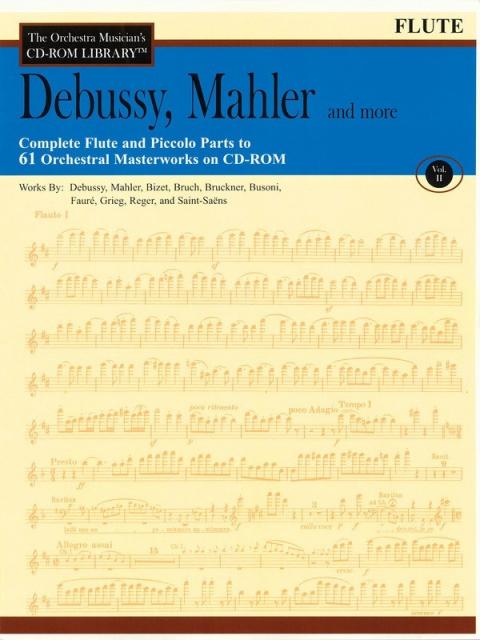 Debussy Mahler & More Flute V2 Cd Rom Library