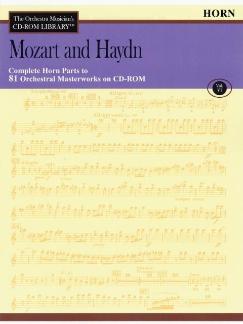 Mozart Haydn Cd Rom Lib Horn V6