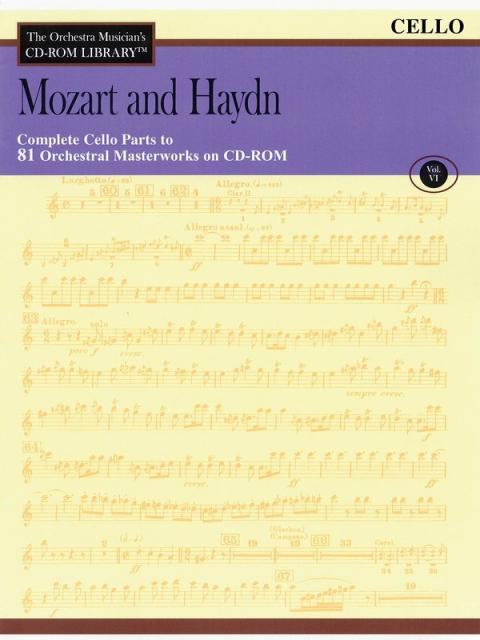 Mozart Haydn Cd Rom Lib Cello V6