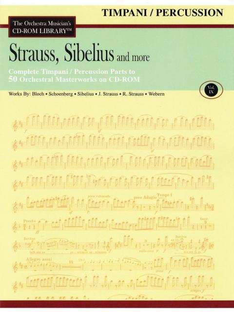 Strauss Sibelius And More Cdrom Lib V9 Timp Perc