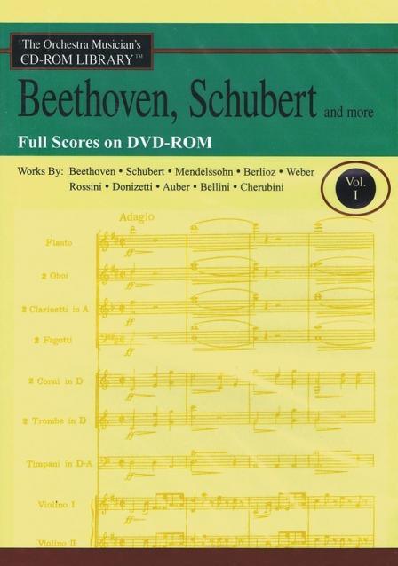 Beethoven Schubert & More Score Dvd Rom Lib V1